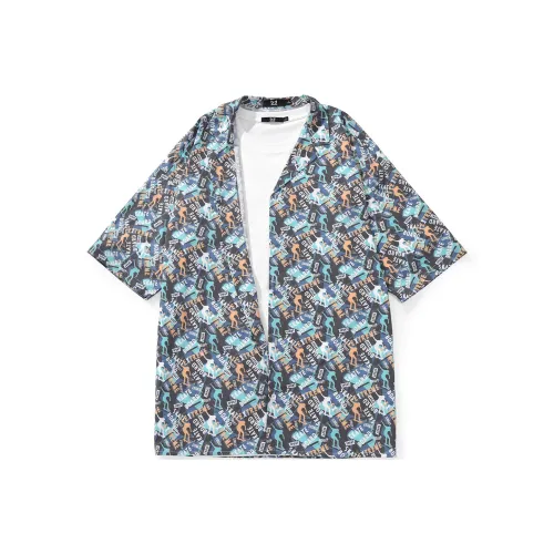 BIRDTALK Shirts Unisex Gray