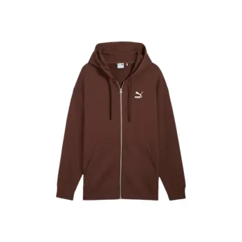 PUMA CLASSICShoodie Sweatshirt Unisex Dark Coffee Brown