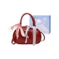 Burgundy+Shopping Bag