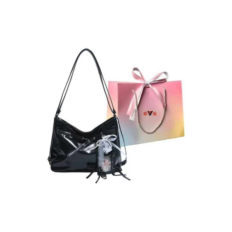 Yalu PU Backpack Regular Women's White/Blue/Black/Pink-19