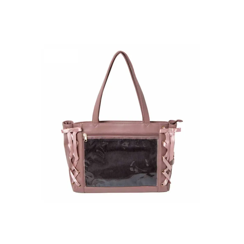 OTA Fabric Shoulder Bag Regular Women's Silver-25