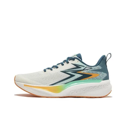 361° Anti Slip Wear rogue Low Top Casual Running Shoes Men's White Blue Green