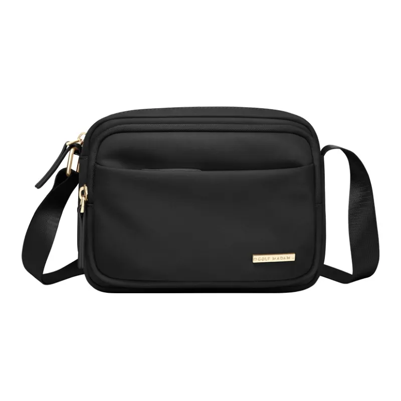 GOLF Fabric Crossbody Bag Women's Apricot/Black-6