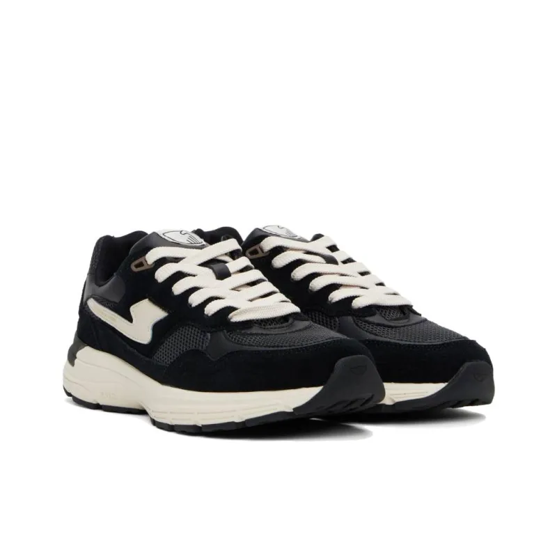 Stepney Workers Club Amiel S Strike Runner Low Top Casual Shoes Men's Black-1