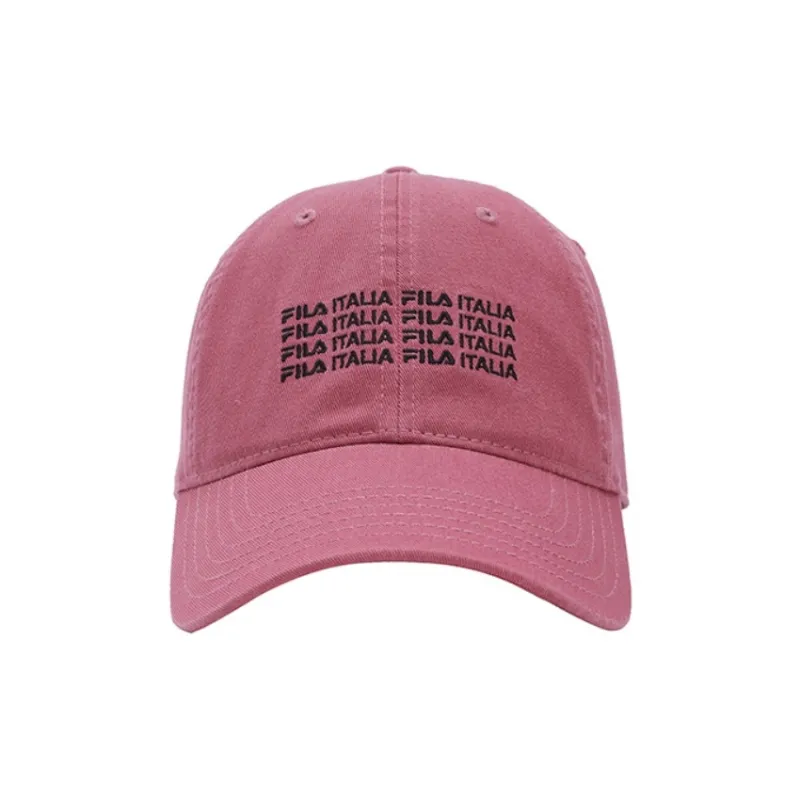 FILA Lifestyle Polyester Baseball Caps Unisex Rock Rose Red-0