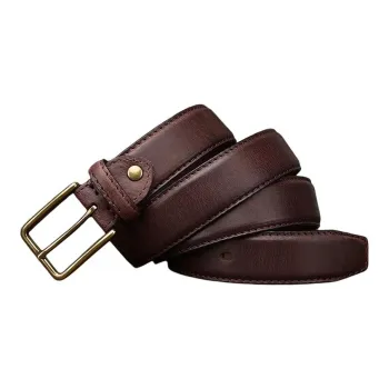 JEANSWEST Cow Leather Belts Men's Width 3.5CM