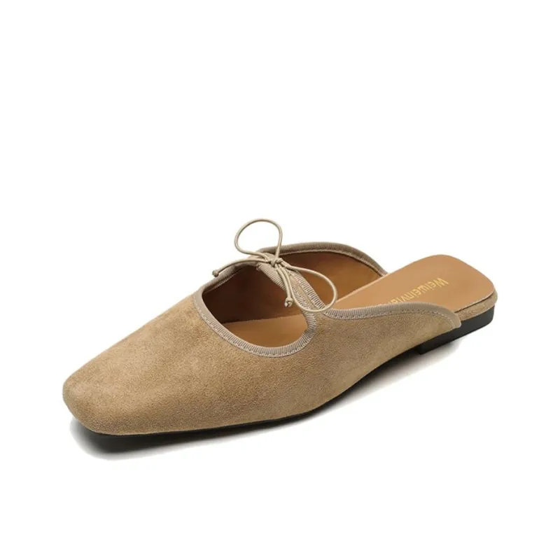 Than Than Me Rubber Sole Slip Resistant Wrap toe Slippers Women's-4