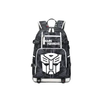 SURELAPTOP Transformers Nylon Laptop Backpack Bag Unisex Multicolor