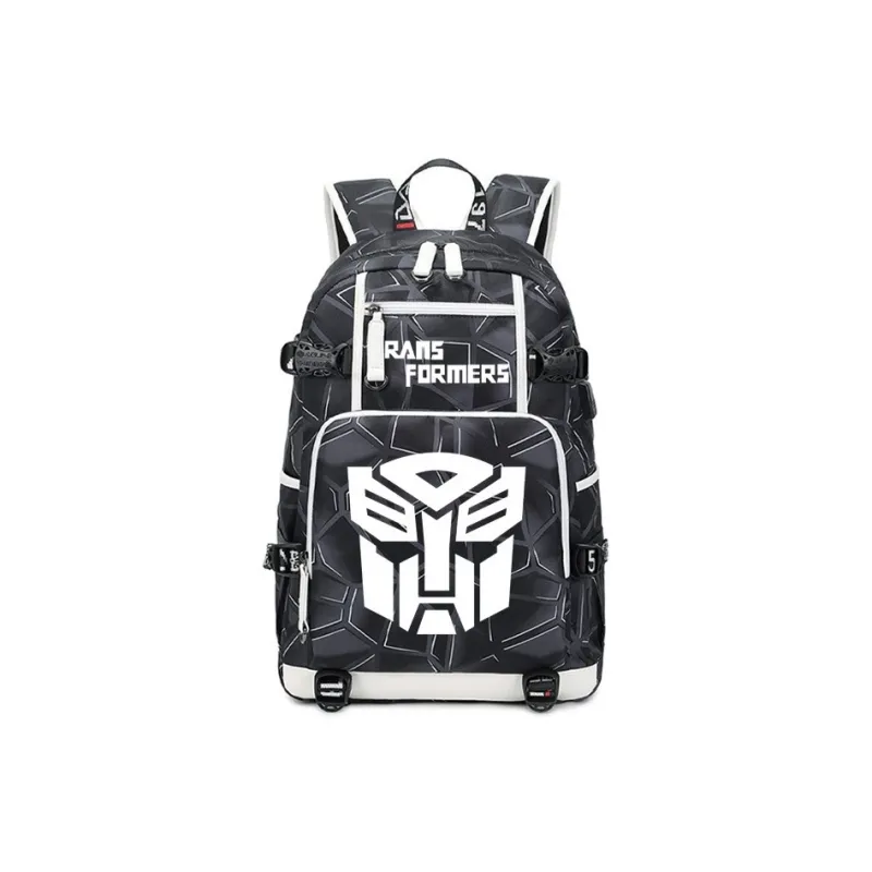 SURELAPTOP Transformers Nylon Laptop Backpack Bag Unisex Multicolor-0