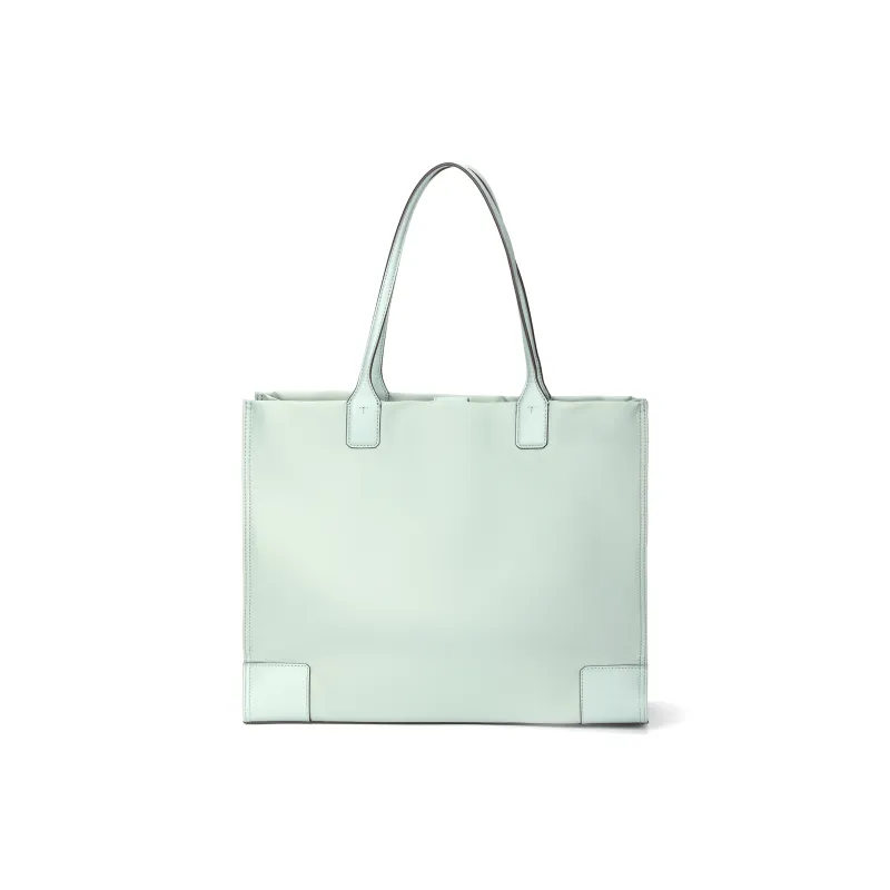 TORY BURCH Ella Nylon Tote Bag, Shopping Bag, Handbag, Shoulder Bag Medium Size Women's Green-2