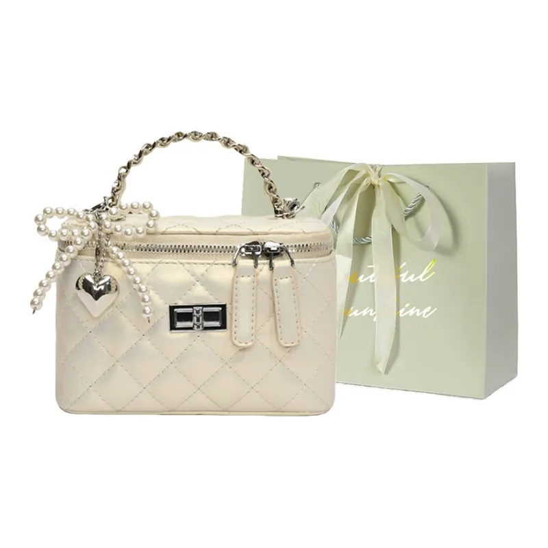 JIANGLIDA PU Handbag Women's Pearl White/Pearl Pink/White/Pink/Yellow/Black-0