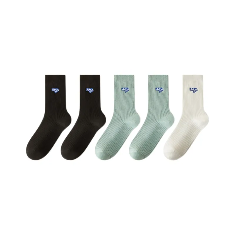 MIIOW Mid Calf Socks Unisex 5 Pack-13