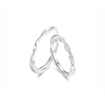 CHINA GOLD S925 Silver Rings Unisex