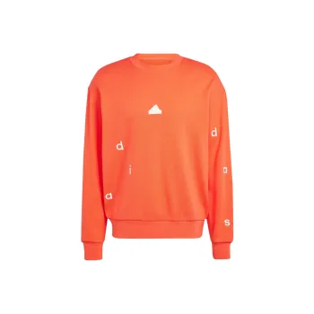 Adidas Embroidered Sweatshirt Sweatshirt Men's Light Red