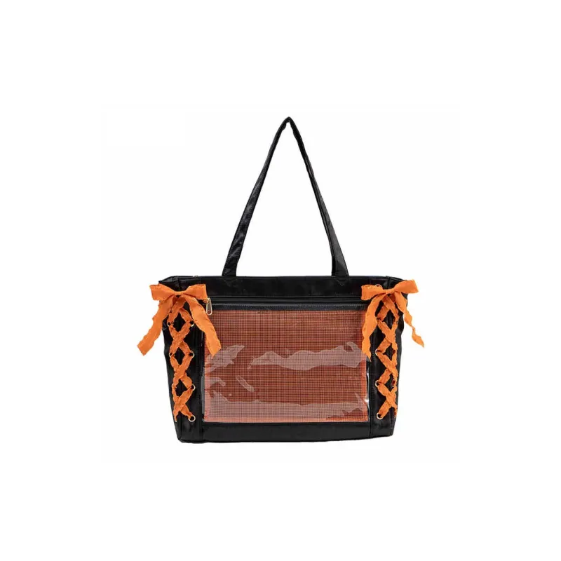 OTA Fabric Shoulder Bag Regular Women's Silver-7