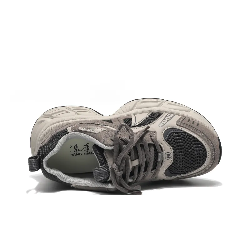 Yang Nianhua Cushioning, Slip Resistant, And Abrasion Resistant Low Top Chunky Sneakers Women's-9