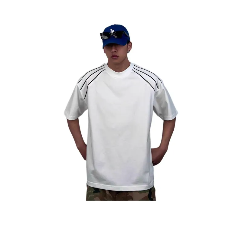 WELTER EXPERIMENT Minimalist Style Basic T Shirt Unisex-8