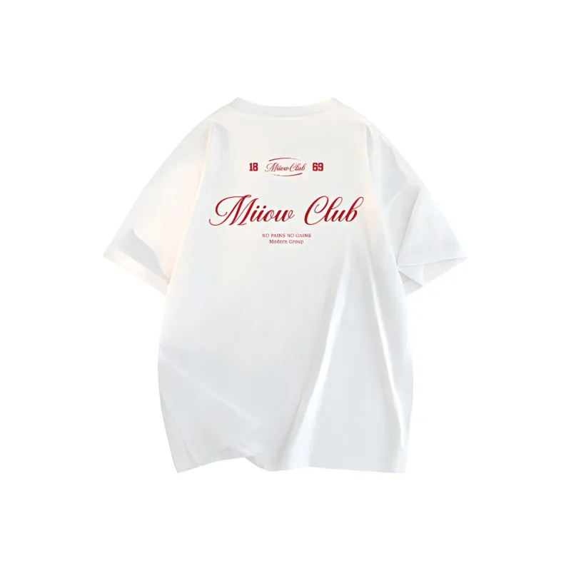 MIIOW Trend Party Series Short Sleeved T Shirts Women's 2 Pack-4