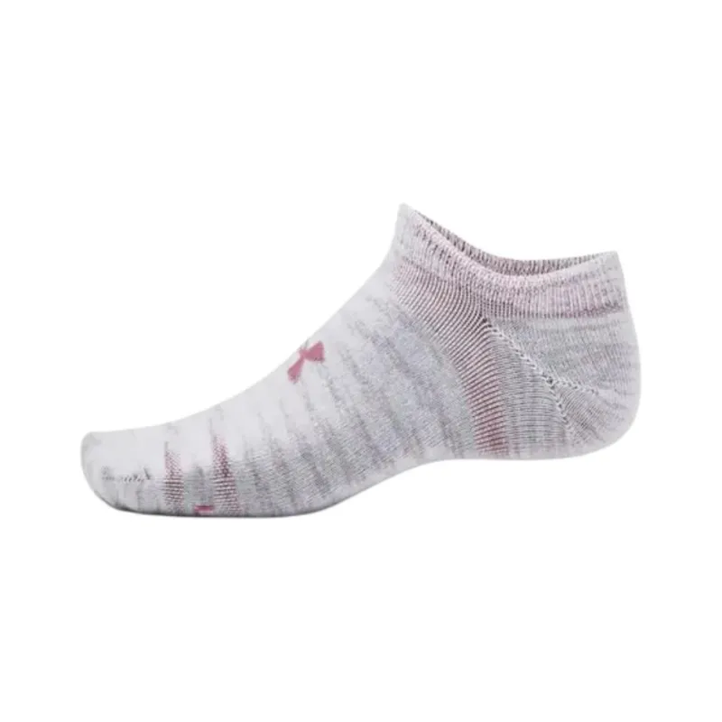 Under Armour Ankle Socks Unisex 3 Pack Pink-2