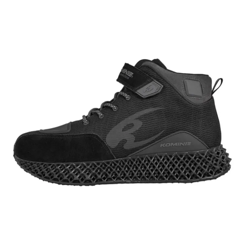 KOMINE SAFETY&INNOVATION Breathable And Wear resistant Motorcycle Shoes Unisex Black-2