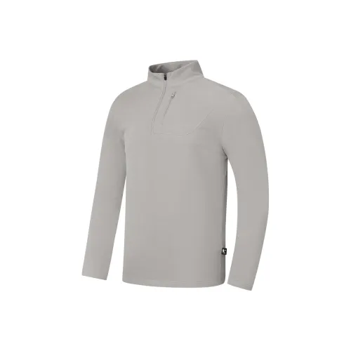 QIAODAN T Shirt Men's Deep Winter Gray