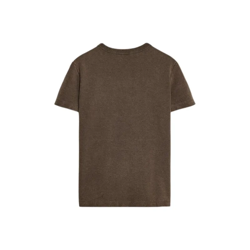 ZARA Regular T Shirt Women's Brown-1