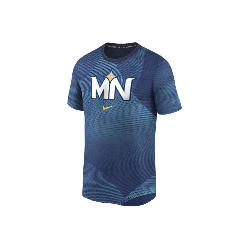 Nike Minnesota Twins City Connect Practice Velocity Men's Nike Dri-FIT Mlb T-Shirt-0