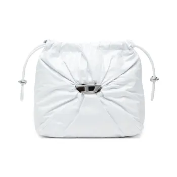 DIESEL Cow Leather Shoulder Bag Women's White