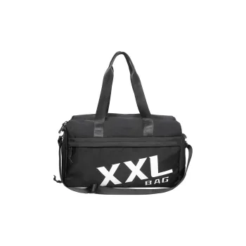 Kaka Tree Nylon Travel Bag Unisex Black/White/Brown
