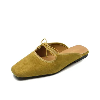 Than Than Me Rubber Sole Slip Resistant Wrap toe Slippers Women's