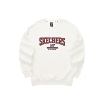 Skechers Sportlife Sweatshirt Unisex Marshmallow White