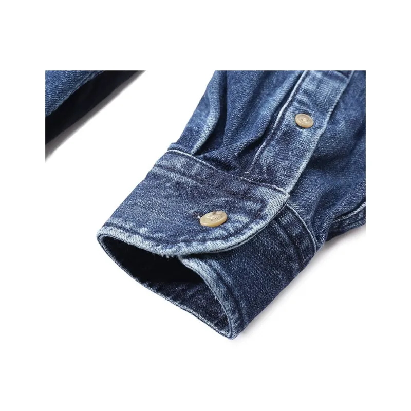 HUGO BOSS Shirt Men's Denim Blue-5