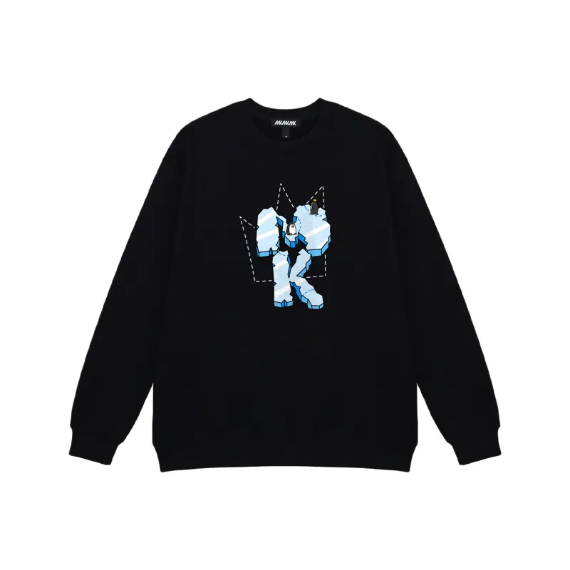 MK MONKEY KING Sweatshirt Unisex Black-0