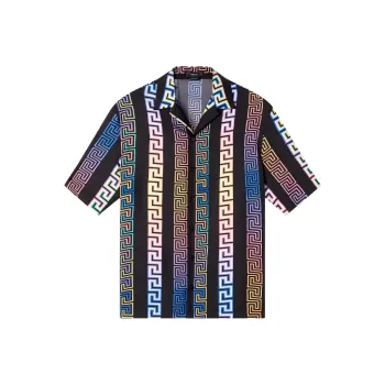 VERSACE Silk Grecca Shirt