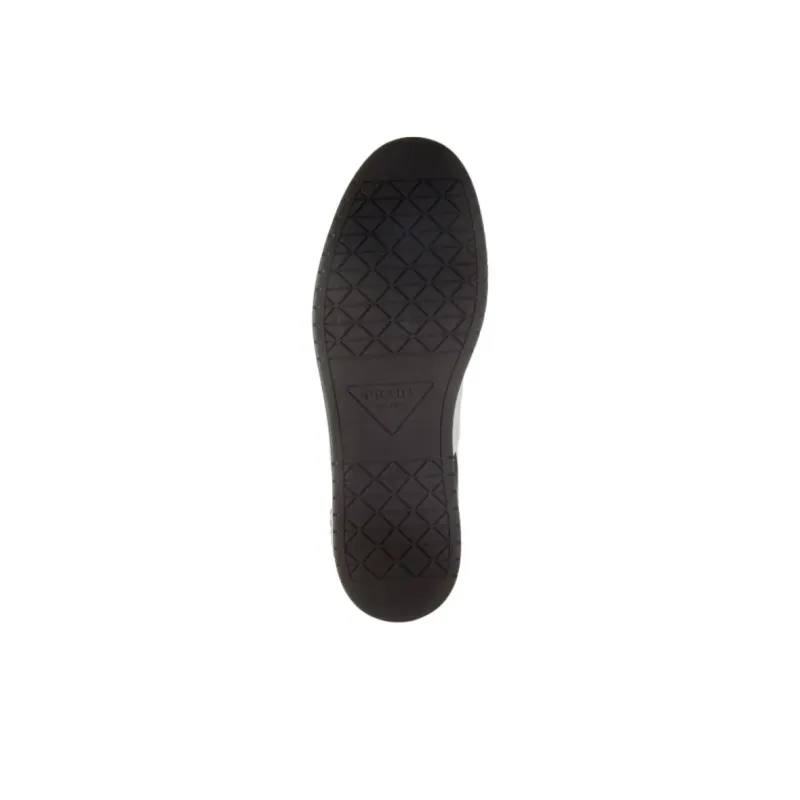 PRADA Downtown Low Top Skateboard Shoes Men's Black White-2