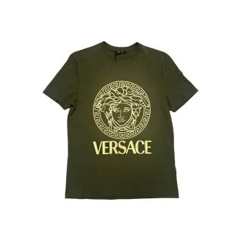 VERSACE SS24 T Shirt Men's Dark Green