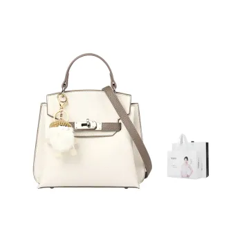 TUCANO PU Leather One Shoulder Handbag Women's Milkshake White
