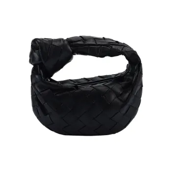 Bottega Veneta JODIE Lamb Leather Handbag Mini Women's Black