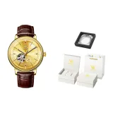 Brown Leather Gold-Tone[Luxury Box]
