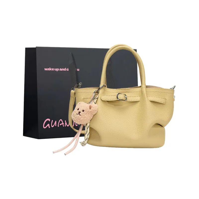Champion Cub PU Handbag Women's Ecru/Pink/Blue/Yellow/Black-8