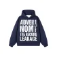 Navy Blue with White Print