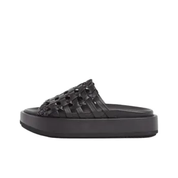 Paloma Barceló Slide Slippers 3cm Women's Black