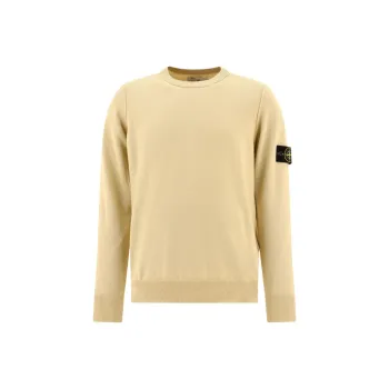 STONE ISLAND Compass Patch Crewneck Knitted Jumper