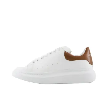 Alexander McQueen Oversized Sneaker Low Top Casual Shoes Men's White Brown