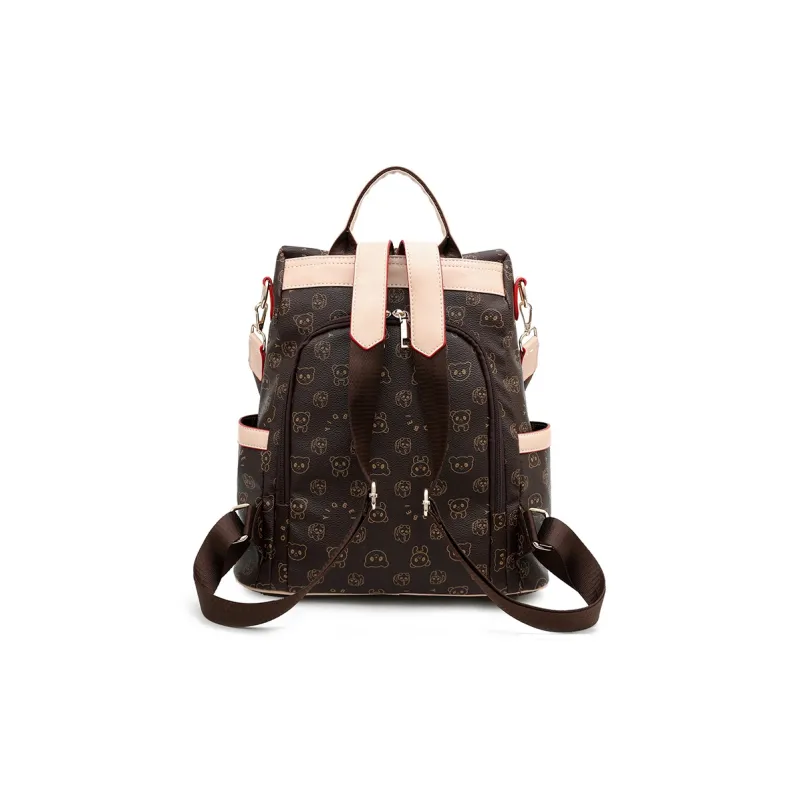 Weymond PU Backpack Regular Women's Multicolor-8