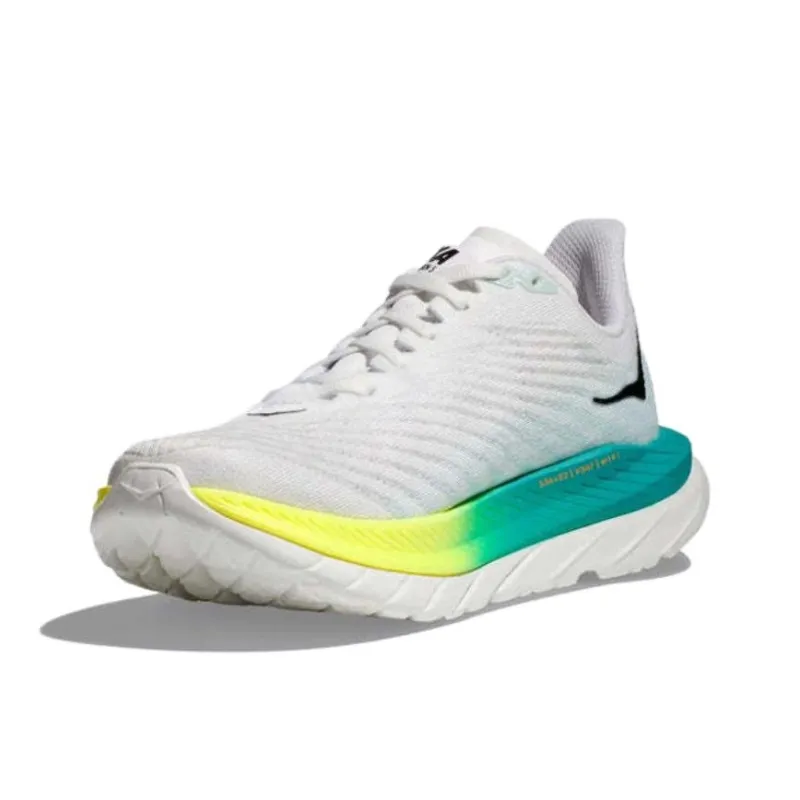 HOKA ONE ONE Mach 5 White Blue Glass Women's-2