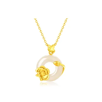 Lao Feng Xiang Chalcedony Necklace/Pendant Women's