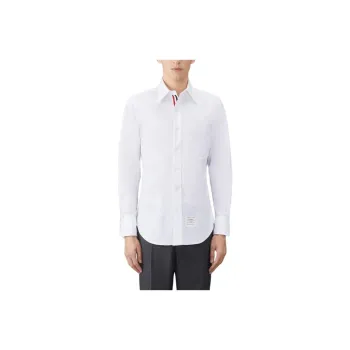 THOM BROWNE Collared Button Up Oxford Shirt