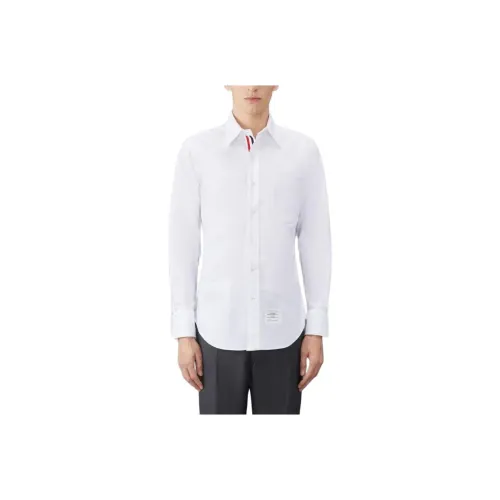 THOM BROWNE Collared Button Up Oxford Shirt
