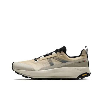Anta Abrasion Resistant Slip Resistant Low Top Outdoor Shoes Men's Light Umber Yellow